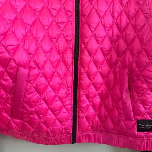 Calvin Klein Pink Quilted Jacket - Picture 3 of 4